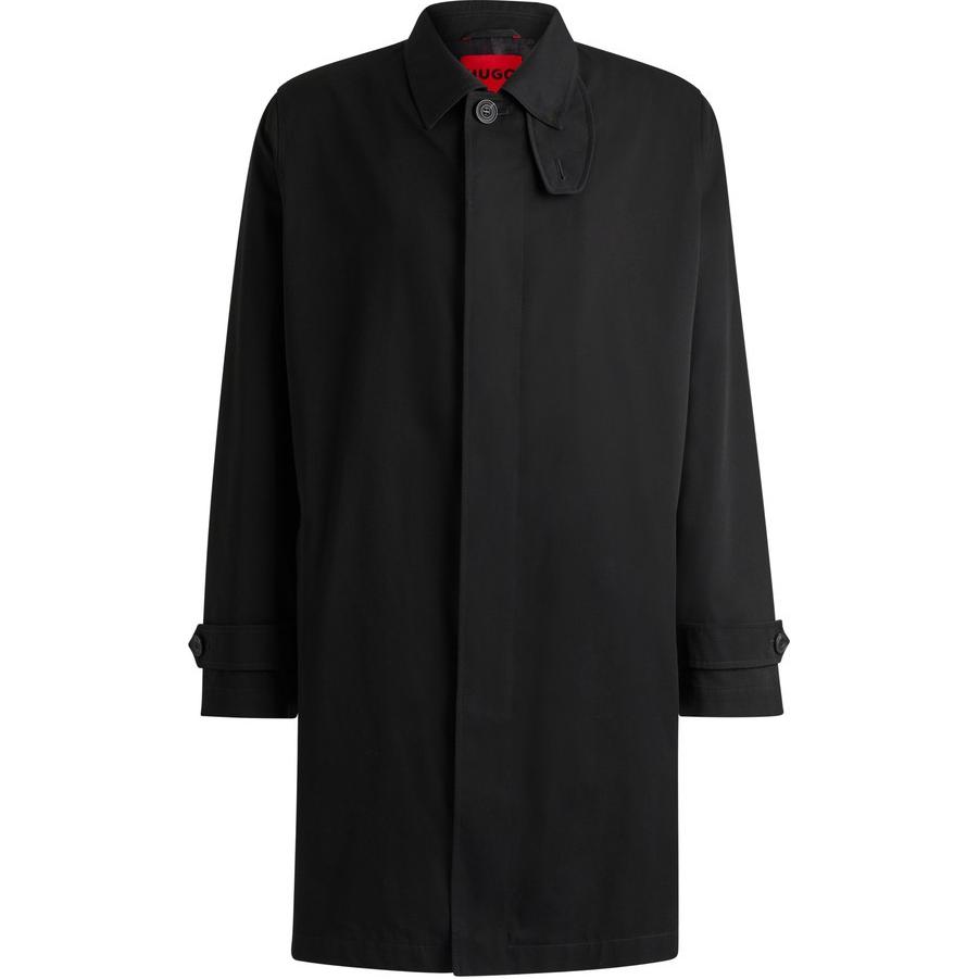 HUGO BOSS  Black Long-Sleeve Logo Jacket with Solid Color Design. 50517771-001