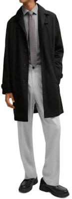 Chaqueta Negra HUGO BOSS Manga Larga con Diseño Sólido y Logo. 50517771-001 Lookbook Chaqueta Negra HUGO BOSS Manga Larga con Diseño Sólido y Logo. 50517771-001