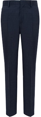 HUGO BOSS Black Series Slim-Fit Wool Checkered Suit Pants Dark Navy. 50513348-404 Order HUGO BOSS Black Series Slim-Fit Wool Checkered Suit Pants Dark Navy. 50513348-404