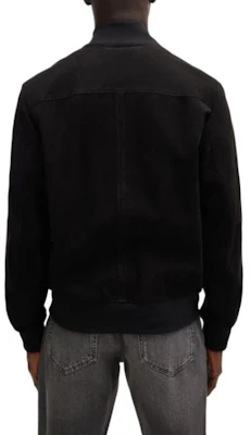 HUGO BOSS Black Solid Baseball Collar Zip-Up Jacket 50519197-001 Shop HUGO BOSS Black Solid Baseball Collar Zip-Up Jacket 50519197-001