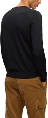 HUGO BOSS 黑色圓領長袖毛衣 50476832-001 Purchase HUGO BOSS 黑色圓領長袖毛衣 50476832-001