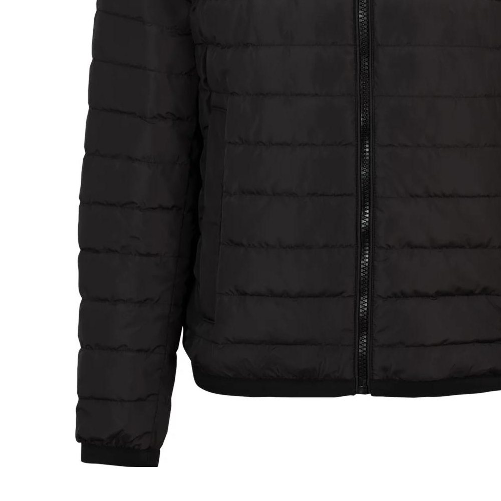 Cheap HUGO BOSS 黑色純色全拉鏈連帽外套夹克 50510181-001