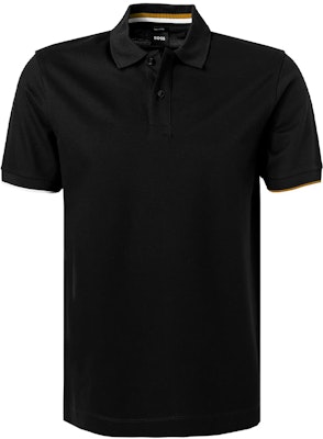 HUGO BOSS Black Solid Short Sleeve Polo Shirt 50512682-001 Buy HUGO BOSS Black Solid Short Sleeve Polo Shirt 50512682-001