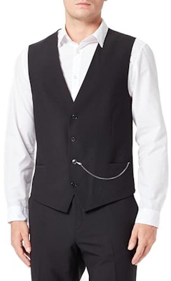 ヒューゴボス ブラック シングルブレスト ベストストレートスーツセット 50500386-001 Purchase ヒューゴボス ブラック シングルブレスト ベストストレートスーツセット 50500386-001