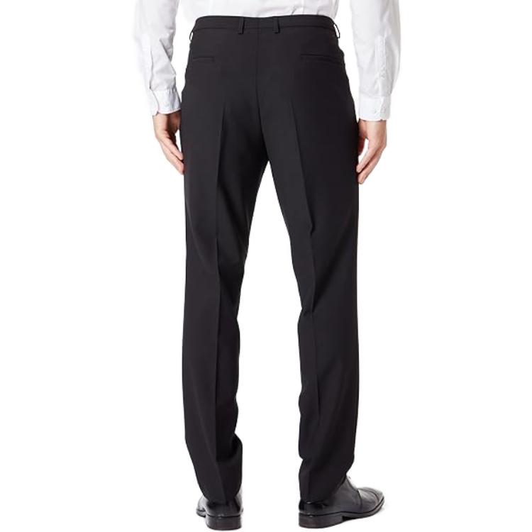 Sizing ヒューゴボス ブラック シングルブレスト ベストストレートスーツセット 50500386-001