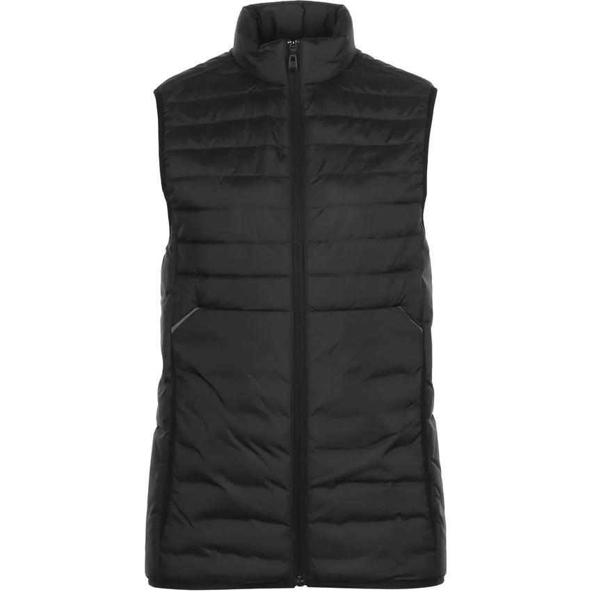 HUGO BOSS  Black Solid Sleeveless Zip-Up Vest. 50514762-001