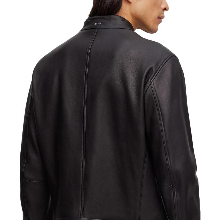 HUGO BOSS  Black Solid Slim Fit Stand Collar Long Sleeve Jacket. 50493935-001 圖 6