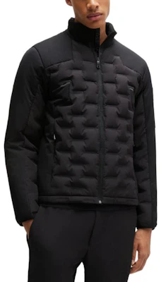HUGO BOSS Jaket Hitam Zip-Up Lengan Panjang Down. 50514344-001 Lookbook HUGO BOSS Jaket Hitam Zip-Up Lengan Panjang Down. 50514344-001