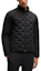 Lookbook HUGO BOSS Jaket Hitam Zip-Up Lengan Panjang Down. 50514344-001