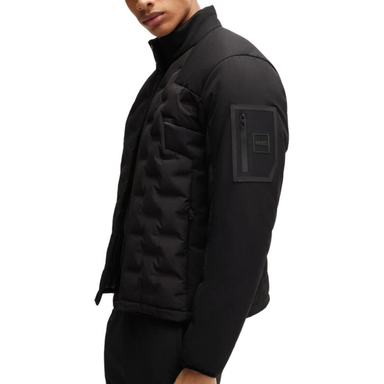 Purchase HUGO BOSS Jaket Hitam Zip-Up Lengan Panjang Down. 50514344-001