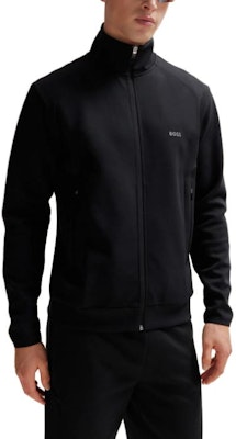 HUGO BOSS 黑色拉鍊外套印花標誌運動上衣 50504730-001 Purchase HUGO BOSS 黑色拉鍊外套印花標誌運動上衣 50504730-001