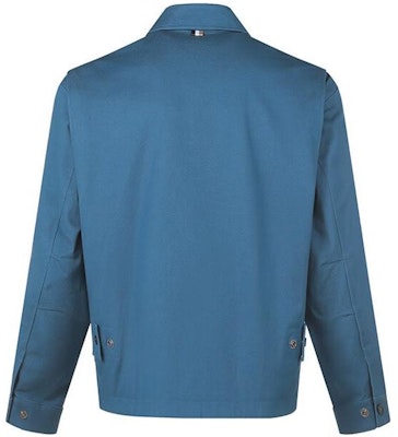 HUGO BOSS Blue Embroidered Logo Polo Collar Long Sleeve Jacket. 50470140-424 Lookbook HUGO BOSS Blue Embroidered Logo Polo Collar Long Sleeve Jacket. 50470140-424