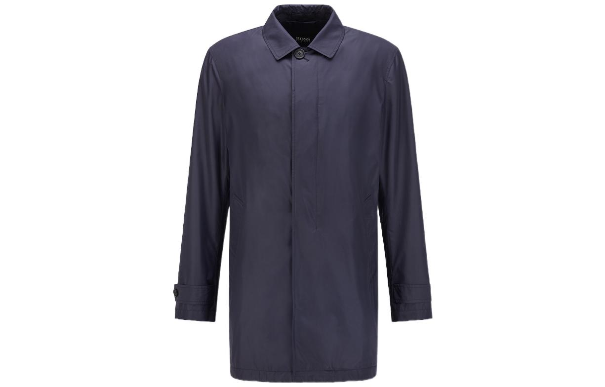 Order HUGO BOSS 藍色防水外套 可調節版型 50460076-404