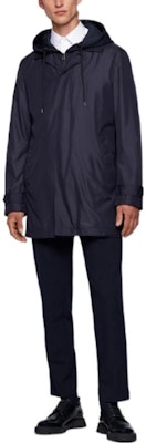 HUGO BOSS 藍色防水外套 可調節版型 50460076-404 Lookbook HUGO BOSS 藍色防水外套 可調節版型 50460076-404