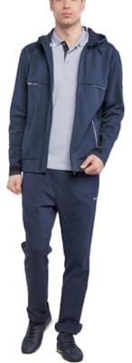 휴고 보스 블루 집업 드로스트링 후드 재킷 50462013-410 Shop 휴고 보스 블루 집업 드로스트링 후드 재킷 50462013-410