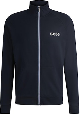 HUGO BOSS Blue Zip-Up Jacket with Logo Design. 50521768-403 Buy HUGO BOSS Blue Zip-Up Jacket with Logo Design. 50521768-403
