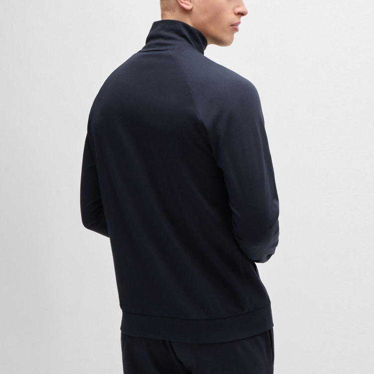 Purchase HUGO BOSS  Blue Zip-Up Jacket with Logo Design. 50521768-403