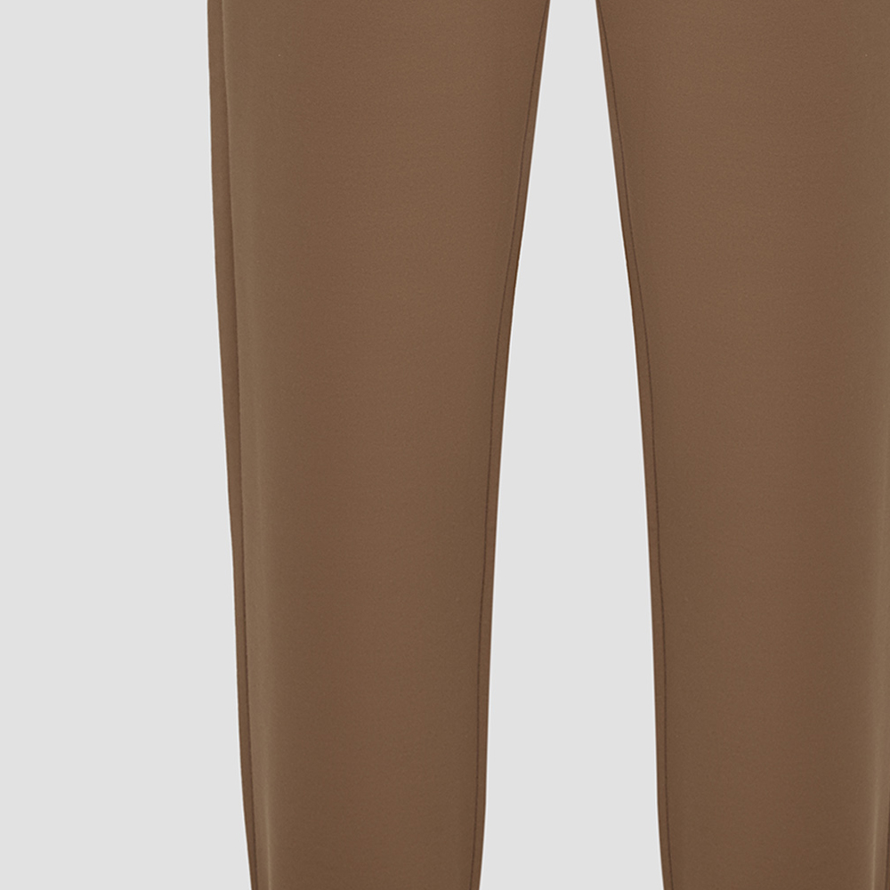 Sizing HUGO BOSS 棕色彈性腰帶中腰休閒長褲 50506892-249