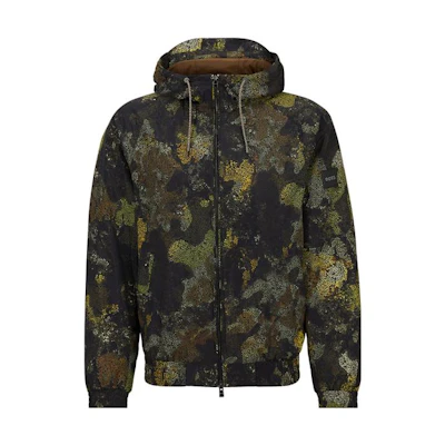 HUGO BOSS Camouflage Print Hooded Zip Jacket. 50498011-361