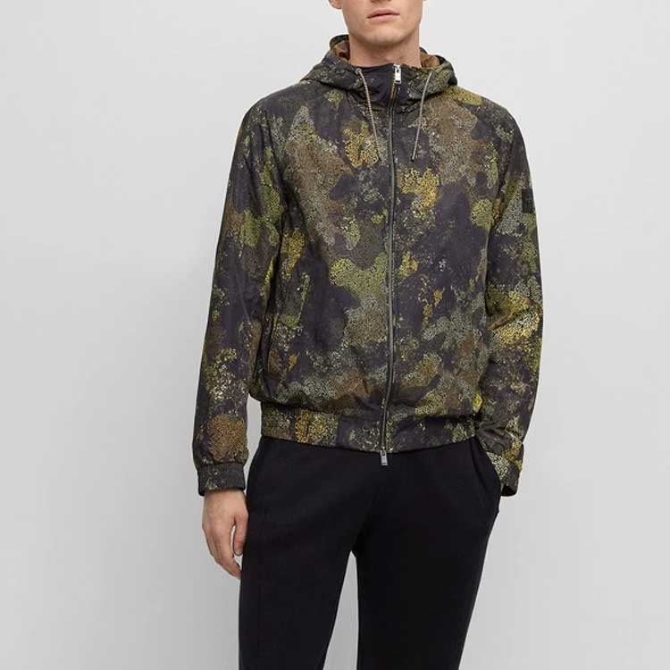 HUGO BOSS  Camouflage Print Hooded Zip Jacket. 50498011-361 圖 4