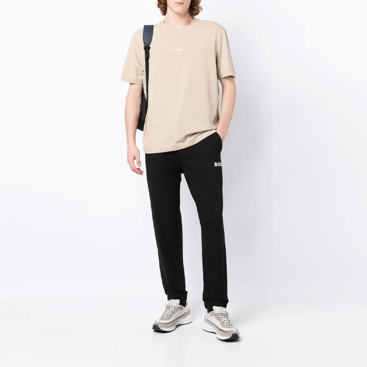 Shop HUGO BOSS  Casual Knit Jogger Pants Lace-Up Style. 50473067-001