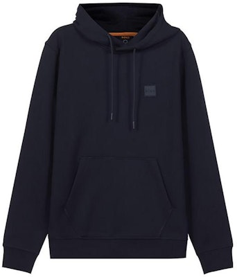 HUGO BOSS 海軍藍純棉連帽上衣長袖衛衣 50468445-404 Order HUGO BOSS 海軍藍純棉連帽上衣長袖衛衣 50468445-404