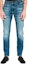 Order HUGO BOSS Distressed Mid-Rise Zip Straight Jeans Blue 50520970-423