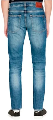 HUGO BOSS Distressed Mid-Rise Zip Straight Jeans Blue 50520970-423 Lookbook HUGO BOSS Distressed Mid-Rise Zip Straight Jeans Blue 50520970-423