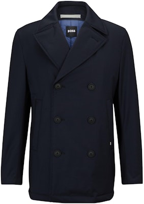 HUGO BOSS 雙排扣長大衣 深藍色 50498100-404 Order HUGO BOSS 雙排扣長大衣 深藍色 50498100-404