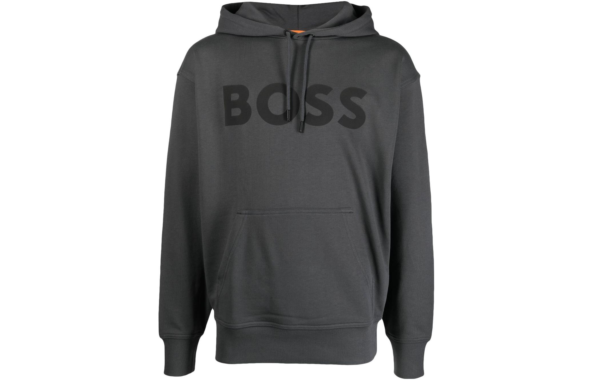 Order HUGO BOSS 灰色長袖連帽衫 50487134-022