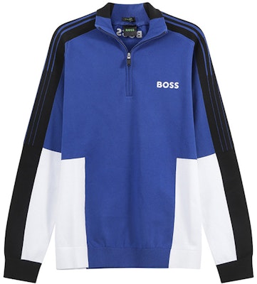 HUGO BOSS 半拉鍊套頭藍色運動衫 50493769-438 Buy HUGO BOSS 半拉鍊套頭藍色運動衫 50493769-438