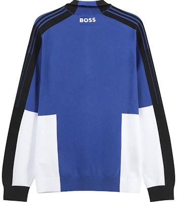 HUGO BOSS 半拉鍊套頭藍色運動衫 50493769-438 Lookbook HUGO BOSS 半拉鍊套頭藍色運動衫 50493769-438