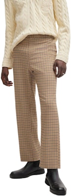 HUGO BOSS 深棕色千鳥格紋直筒休閒褲 50520372--209 Shop HUGO BOSS 深棕色千鳥格紋直筒休閒褲 50520372--209