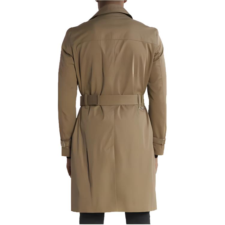 Lookbook HUGO BOSS 卡其色雙排扣長袖中長版大衣 50507736-242