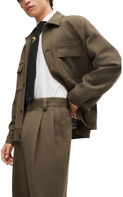 HUGO BOSS 卡其色中腰修身休閒長褲。 50520374-257 Details for HUGO BOSS 卡其色中腰修身休閒長褲。 50520374-257