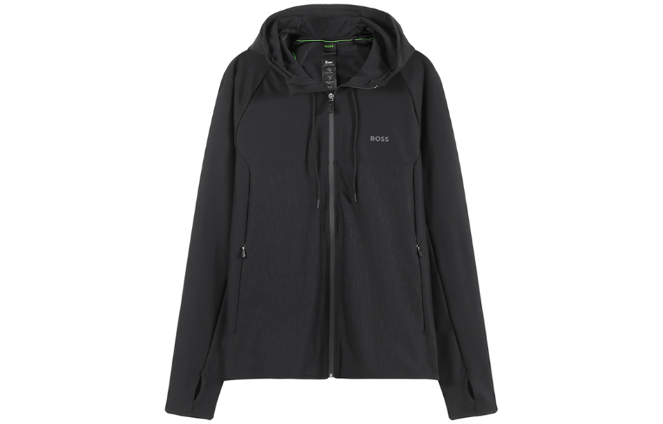 Order HUGO BOSS 黑色字母印花衛衣 50493465-001