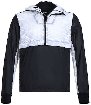 HUGO BOSS 黑色拼色Logo連帽外套 50410872-001 Order HUGO BOSS 黑色拼色Logo連帽外套 50410872-001