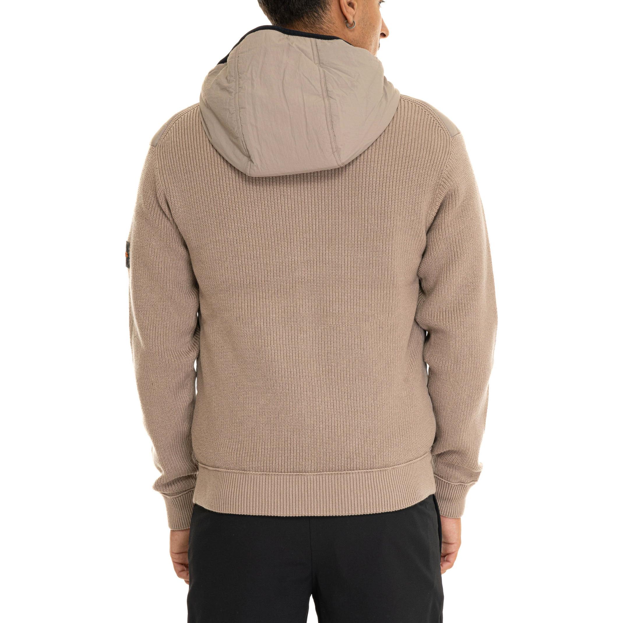 HUGO BOSS  Logo Print Zip-Up Hoodie Jacket in Light Brown. 50516886-246 圖 4