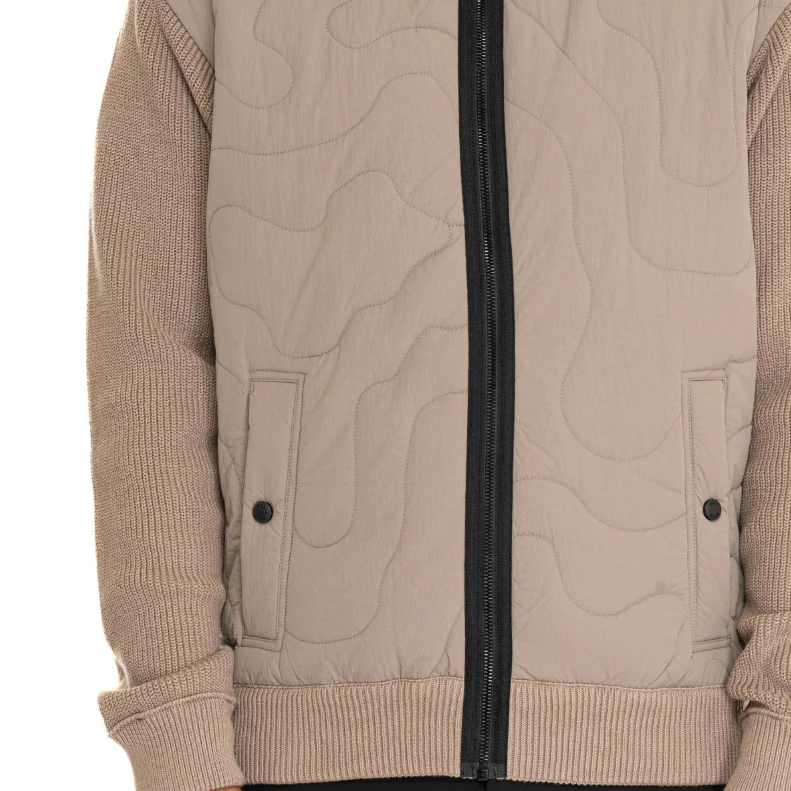 HUGO BOSS  Logo Print Zip-Up Hoodie Jacket in Light Brown. 50516886-246 圖 7