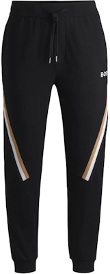 HUGO BOSS Logo Striped Knit Jogger Sweatpants Black. 50521877-001 Buy HUGO BOSS Logo Striped Knit Jogger Sweatpants Black. 50521877-001