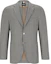 Buy HUGO BOSS Blazer Loose Fit Kotak-Kotak Single-Breasted Abu-Abu Gelap. 50485716-001