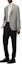 Lookbook HUGO BOSS Blazer Loose Fit Kotak-Kotak Single-Breasted Abu-Abu Gelap. 50485716-001