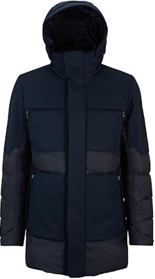 HUGO BOSS 混合材質可拆帽羽絨外套 - 海軍藍 50501608-402 Order HUGO BOSS 混合材質可拆帽羽絨外套 - 海軍藍 50501608-402