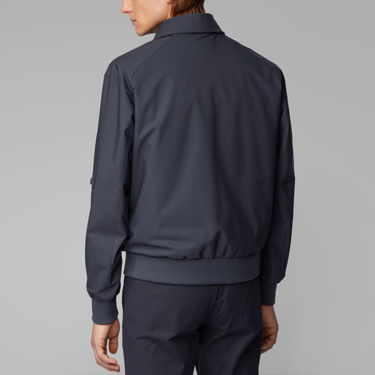 HUGO BOSS  Navy Blue Detachable Cotton Long Sleeve Jacket 50427837-406 圖 5