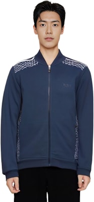 HUGO BOSS 深藍幾何圖案針織毛衣 50427756-410 Purchase HUGO BOSS 深藍幾何圖案針織毛衣 50427756-410