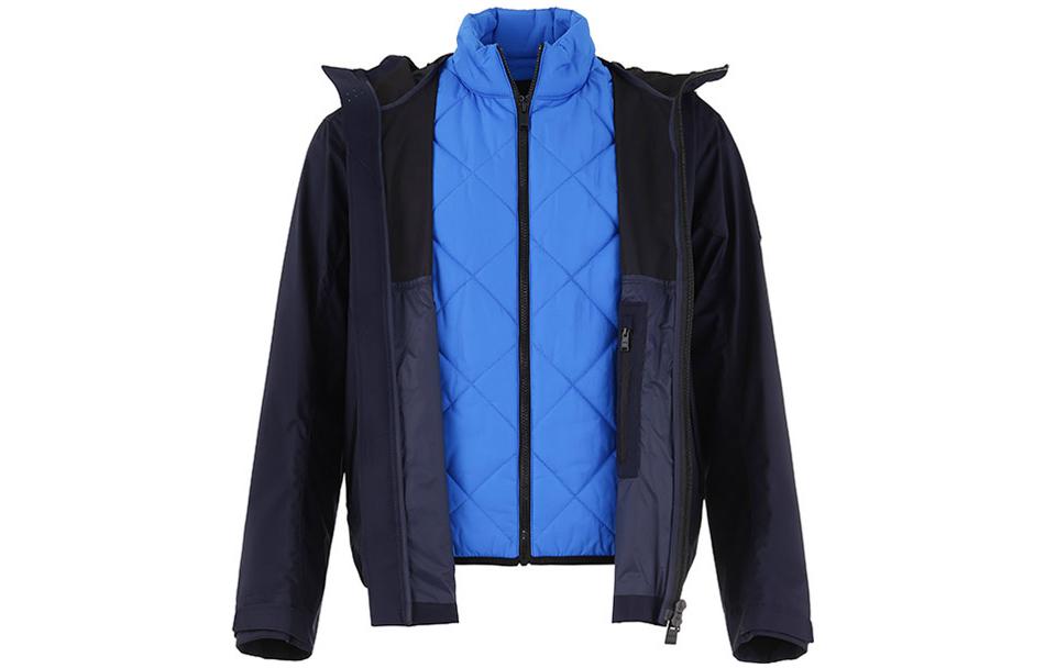 HUGO BOSS  Navy Long Sleeve Zipper Jacket with Solid Stitch Design 50493647-404 圖 2