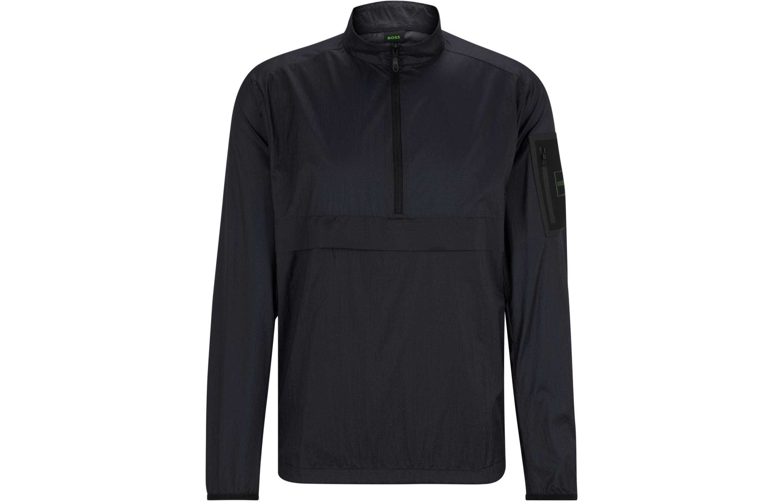 HUGO BOSS  Navy Water-Repellent Windbreaker in Ripstop Fabric. 50514330-402 圖 2