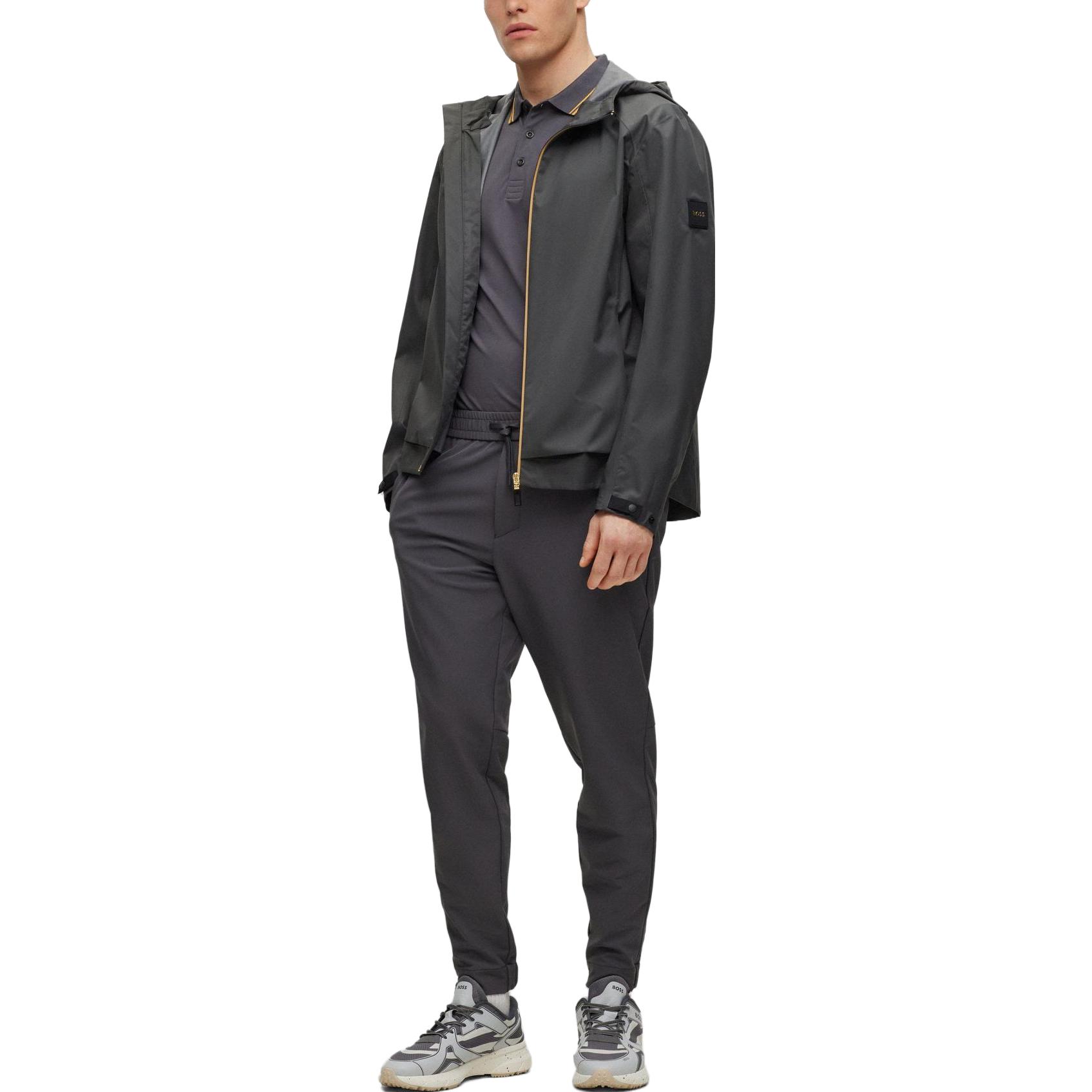 HUGO BOSS  Plain Grey Zip-Up Hoodie Jacket 50491906-027 圖 3