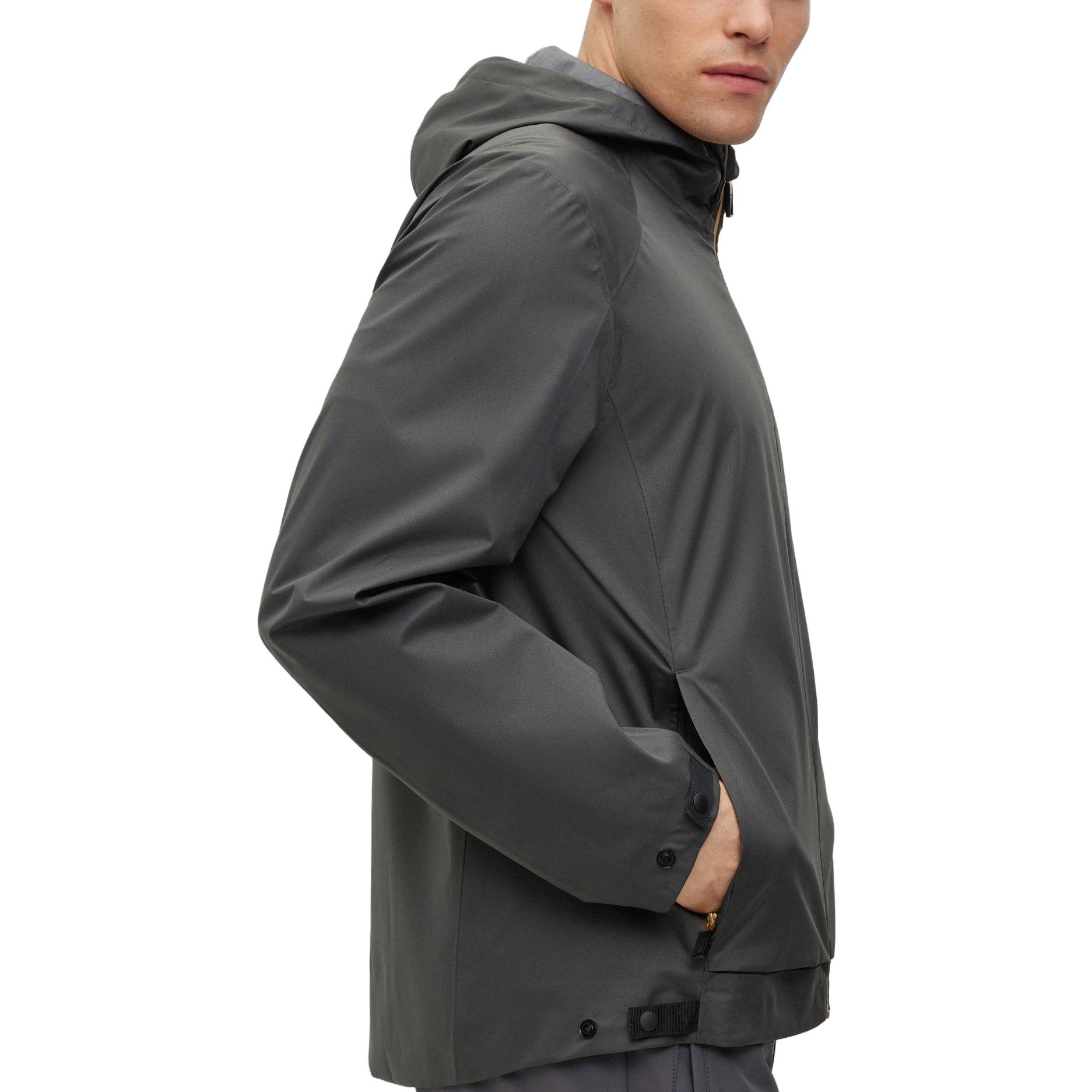 HUGO BOSS  Plain Grey Zip-Up Hoodie Jacket 50491906-027 圖 6