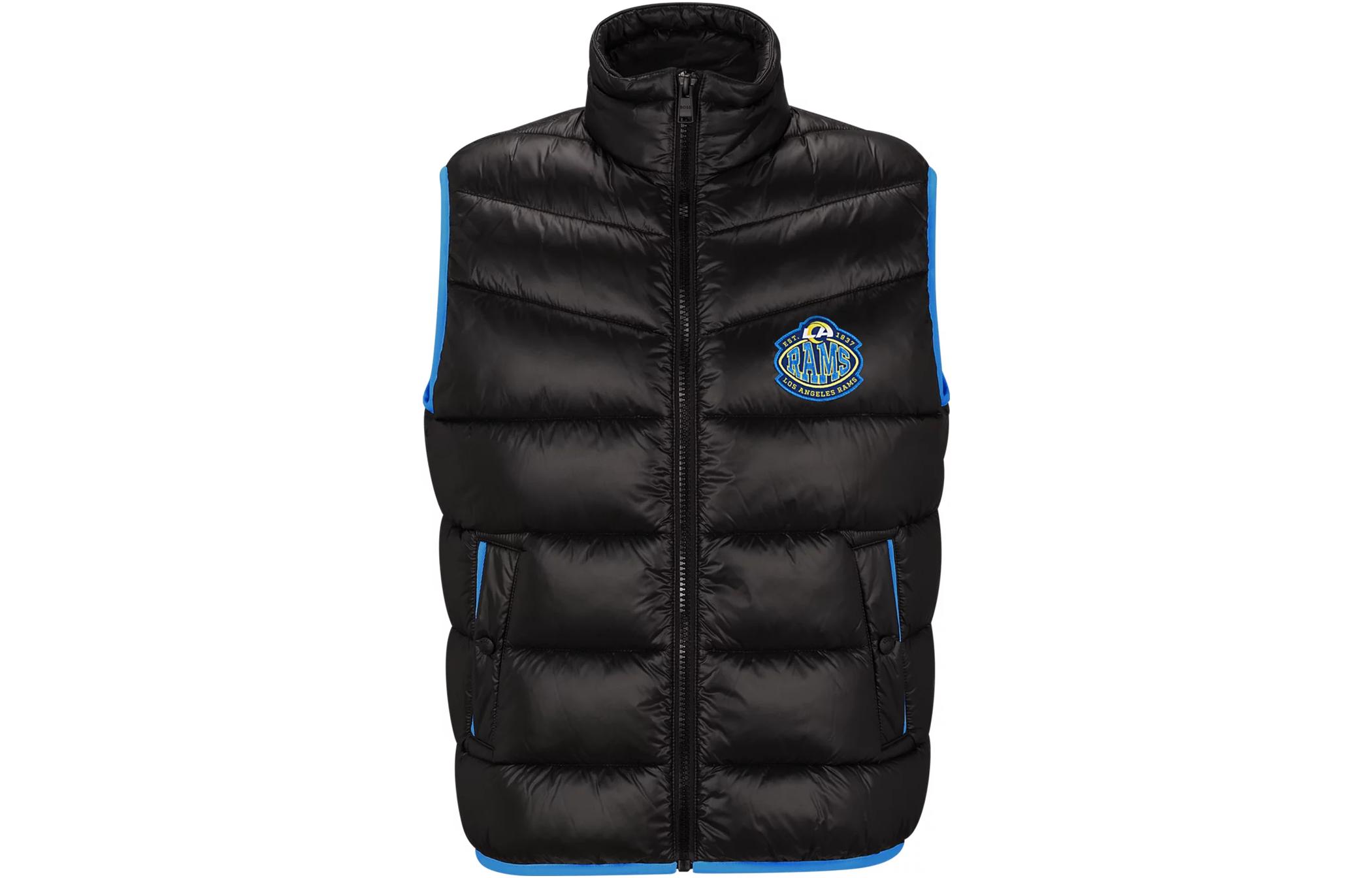 Order ヒューゴボス プレーン ジップアップ ベスト ブラックカラー. 50505930-003